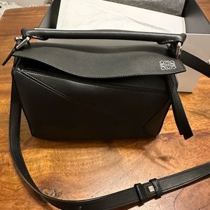 Loewe Small Puzzle Bag - Black